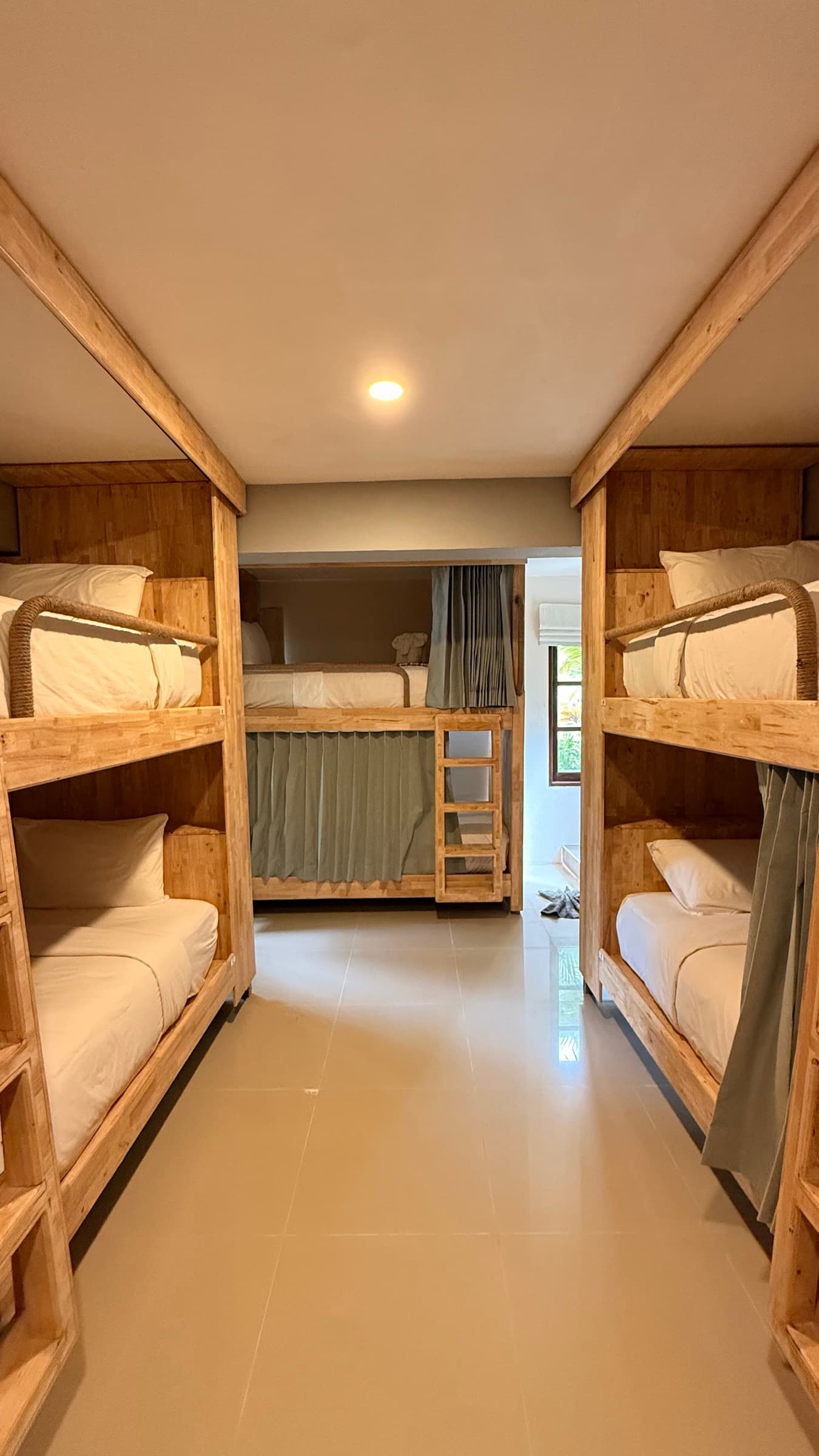 Luxury dorm bunk beds at Wonderland Healing Center